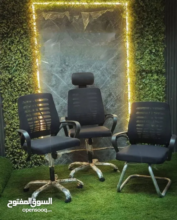 كرسي مكتب دوران شبك طبي – أسود ارتفاع قابل للتعديل حسب راحتك دوران سلس 360° مع عجلات قوية وسهلة