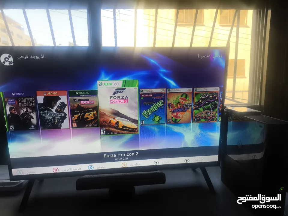 xbox360 مجدد مهكر مع ايد و250 لعبة من افضل الالعاب وكونيكت السعر 550 شيكل غير قابل للتنزيل