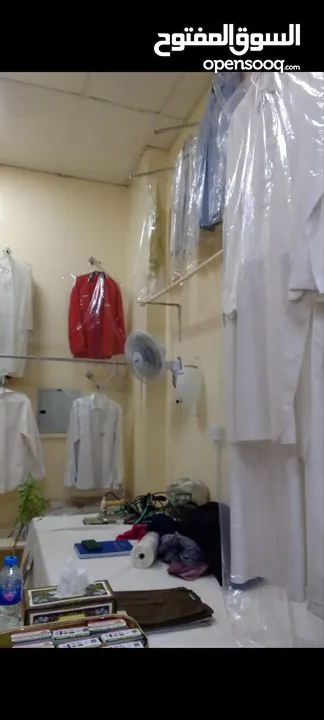 محل مغسلة ملابس للبيع في الشارقة البوطينه