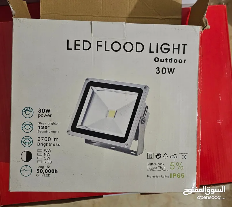 كشاف LED أبيض  50 واط 30 واط
