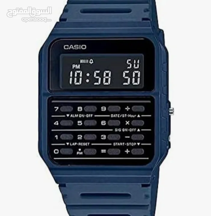 casio watch with calculator