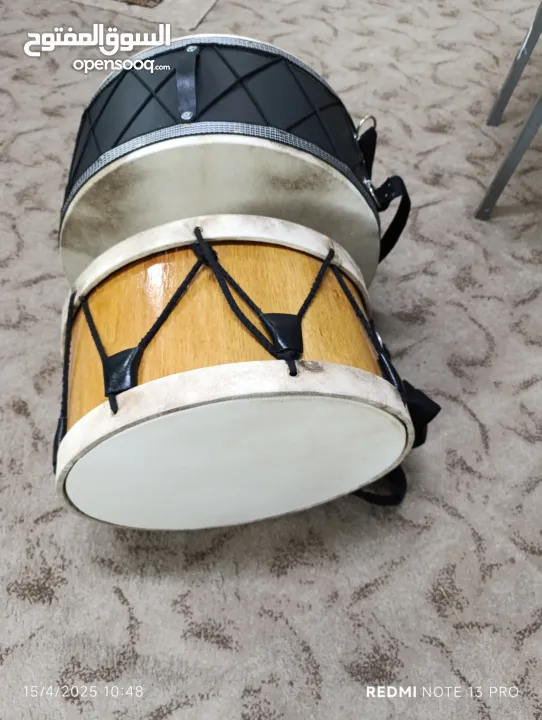 طبول للدبكات وزفات الاعراس شغل يدوي جلد طبيعي 100%