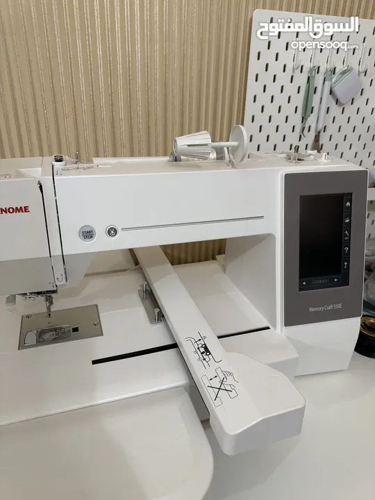 مكينة تطريز janome 550e MC550E Embroidery Machine
