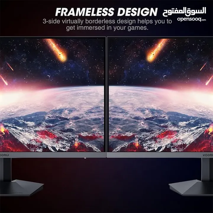 شاشة KOORUI 27 انش بتردد 165HZ وسعر حرق لفتره محدوده للكمبيوتر وال PS5
