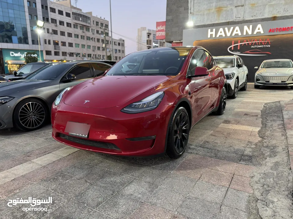 ‏Tesla Y Dual Motor 2021 Performance  فحص كامل بحاله الوكاله من الداخل والخارج اقساط او كاش