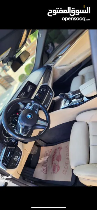 بي ام دبليو موديل 530e موديل 2019 كيت M لون ابيض فل كامل فحص كامل