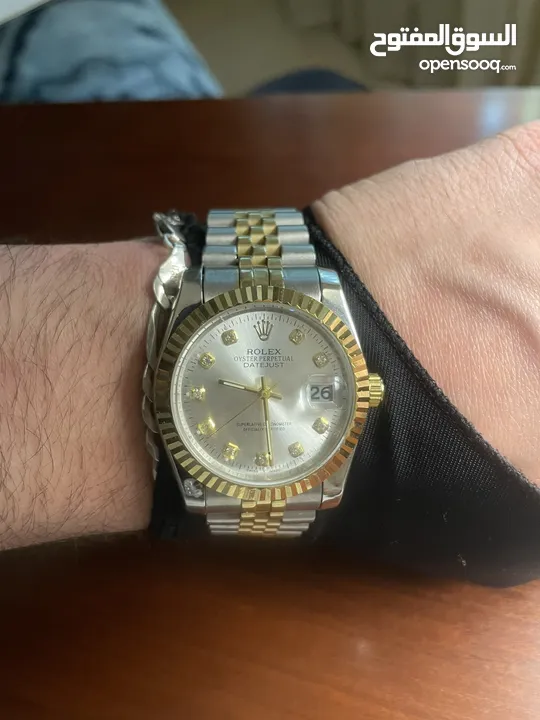 Special classic Rolex silver/gold