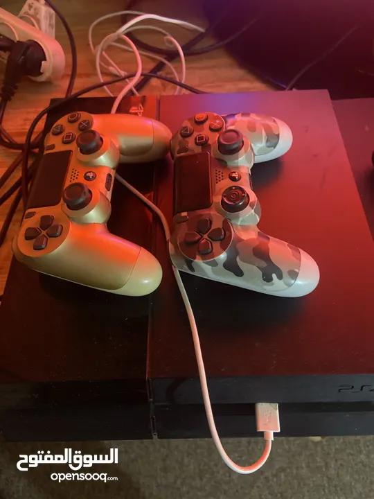 جهازين ps4 fat +ps4 slim