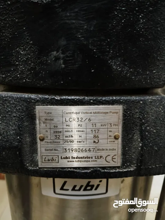 11Kw Lubi Booster Pump with Good working condition