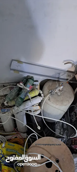 فلتر ميه 8مراحل بحنفيه كروم مستعمل