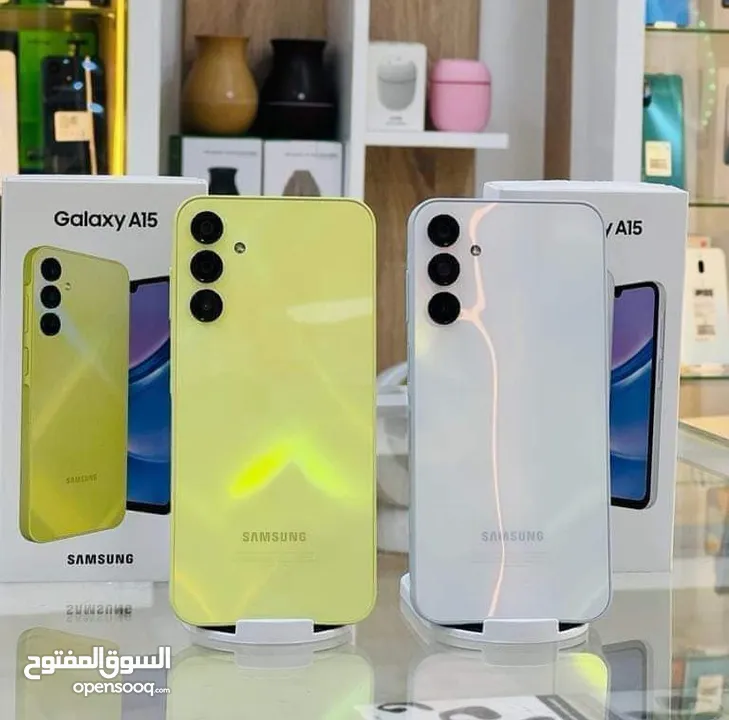 جديد Samsung A15 رام 8 و 12 و 16 جيجا 128 و 256 متوفر توصيل هدية كفر ولزقة وشاحن الاصلي