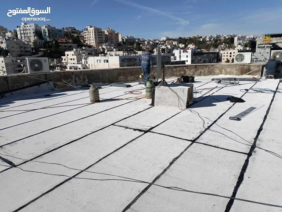 الخبراء لأعمال تزفيت الساحات وطرق وعزل للاسطح والجدران