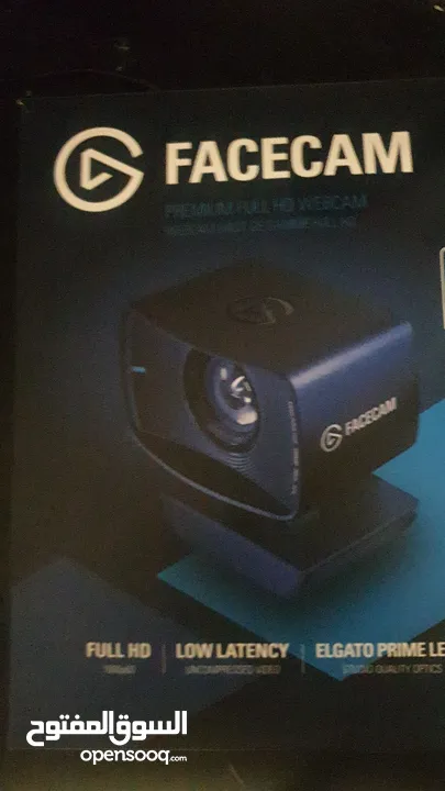 للبيع قابل تفاوض  facecam elgato FUILL HD 1080P60 webcam