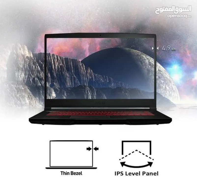 لابتوب كيمنك MSI GF63 Thin 9SC