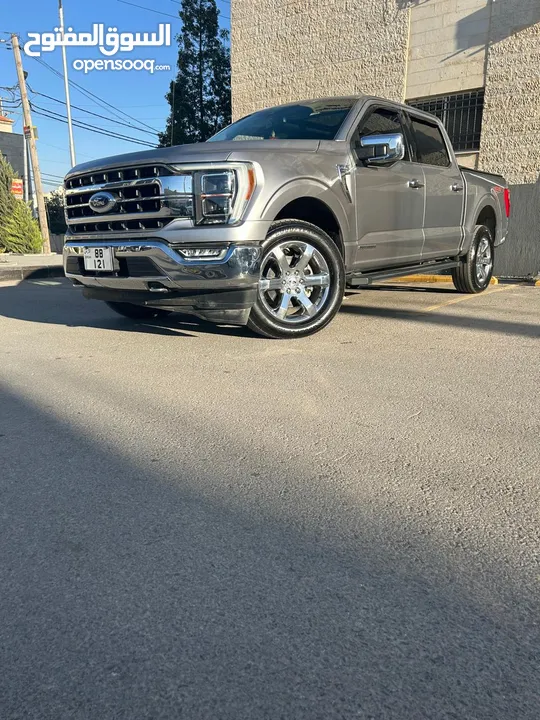 FORD F-150 2021 Lariat  Hybrid POWER-BOOST  فورد f150 بحال الوكاله- بدون الرقم