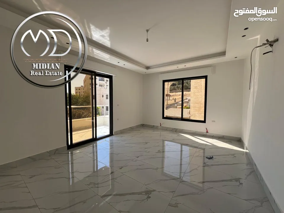 شقق ارضية وطوابق مكررة و أخير مع روف جديدة للبيع خلدا مساحات 150م & 190م مع تراسات و حدائق