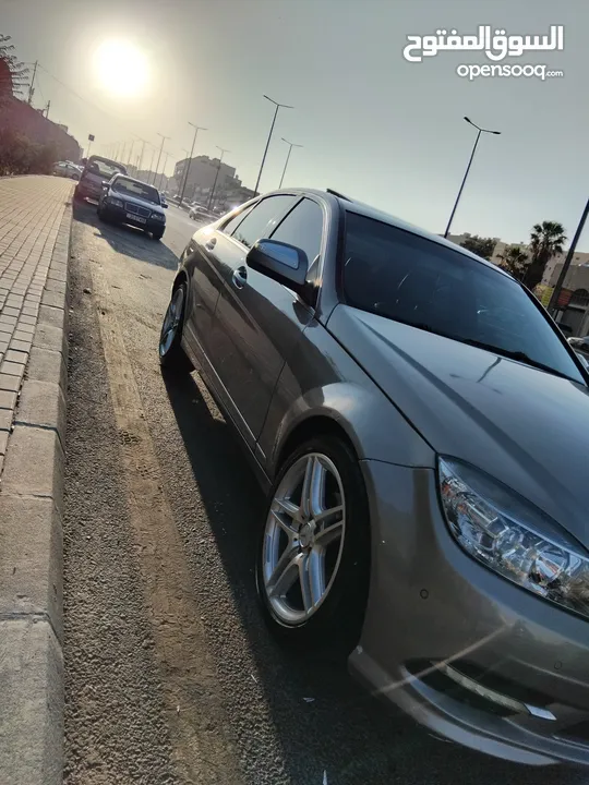 مرسيدس c200 2008 اصلي افنجارد فل الفل  لون شمباني مميز