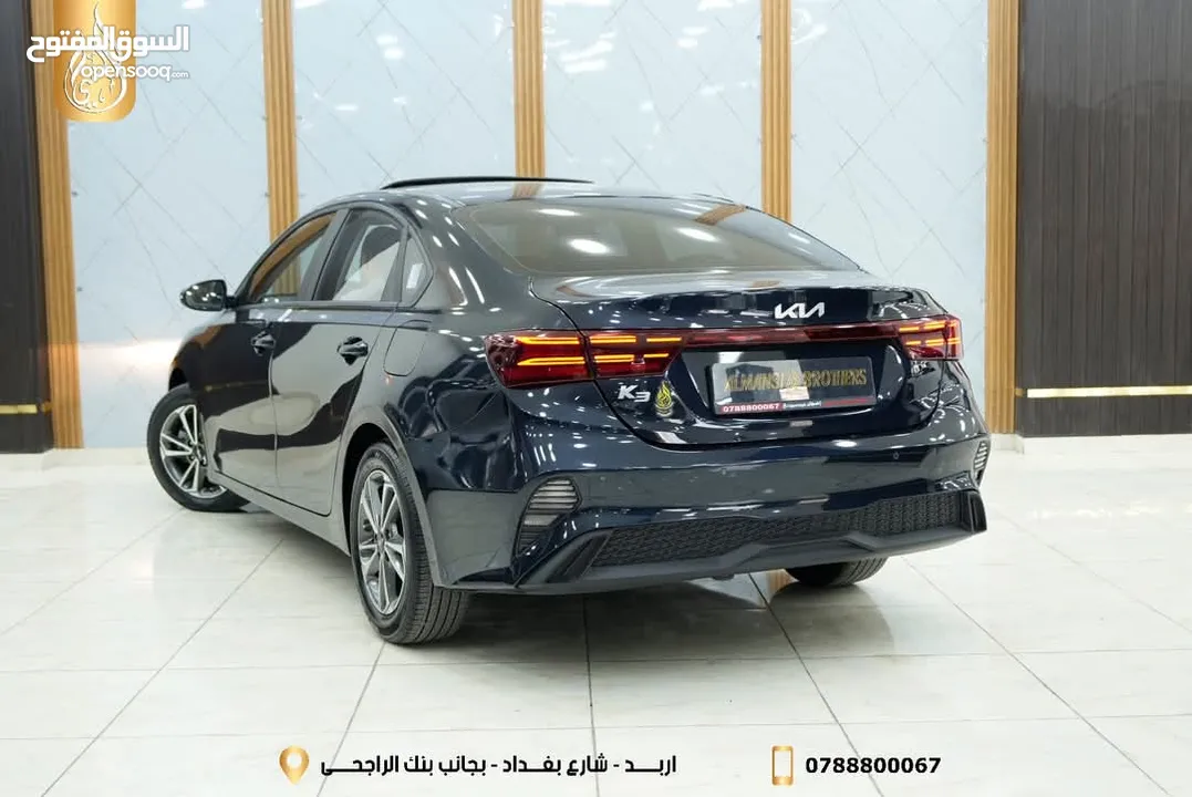 كيا K3 2022 فل كامل اعلى صنف مع فتحه فحص كامل بدون ملاحظات وارد كوري جمرك جديد