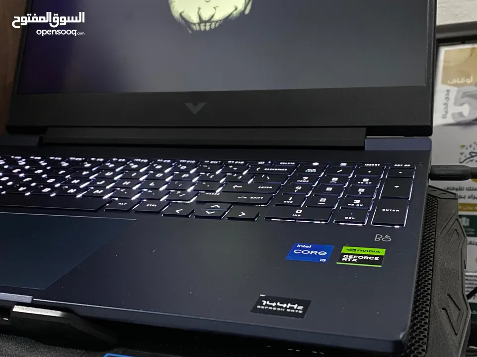لاب توب فيكتس 15 (HP Victus 15-FA1093DX)للبيع بسعر حرق استعمال خفيف ولابتوب جبار تواصل وما بقصر معك
