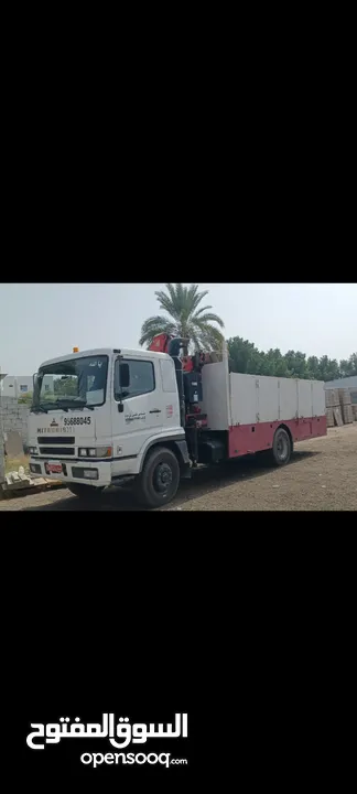 رافعة هياب شاحنة کرین ونش للایجار Hiab Truck with  Crane available for Rent