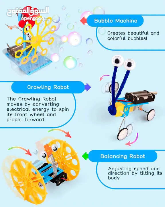 6-in-1 STEM Robotics Science Kit for Kids!
