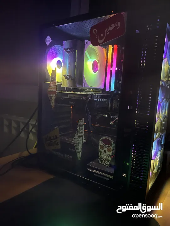 كمبيوتر العاب gaming computer قوي وبحالة الوكالة ممتاز جدا