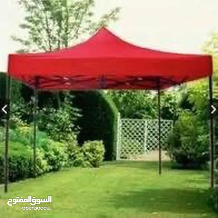 مظلات كازبو شمسية للسيارات للمحلات للبسطات للحفلات للرحلات للفلل  قياس 6*3 متر