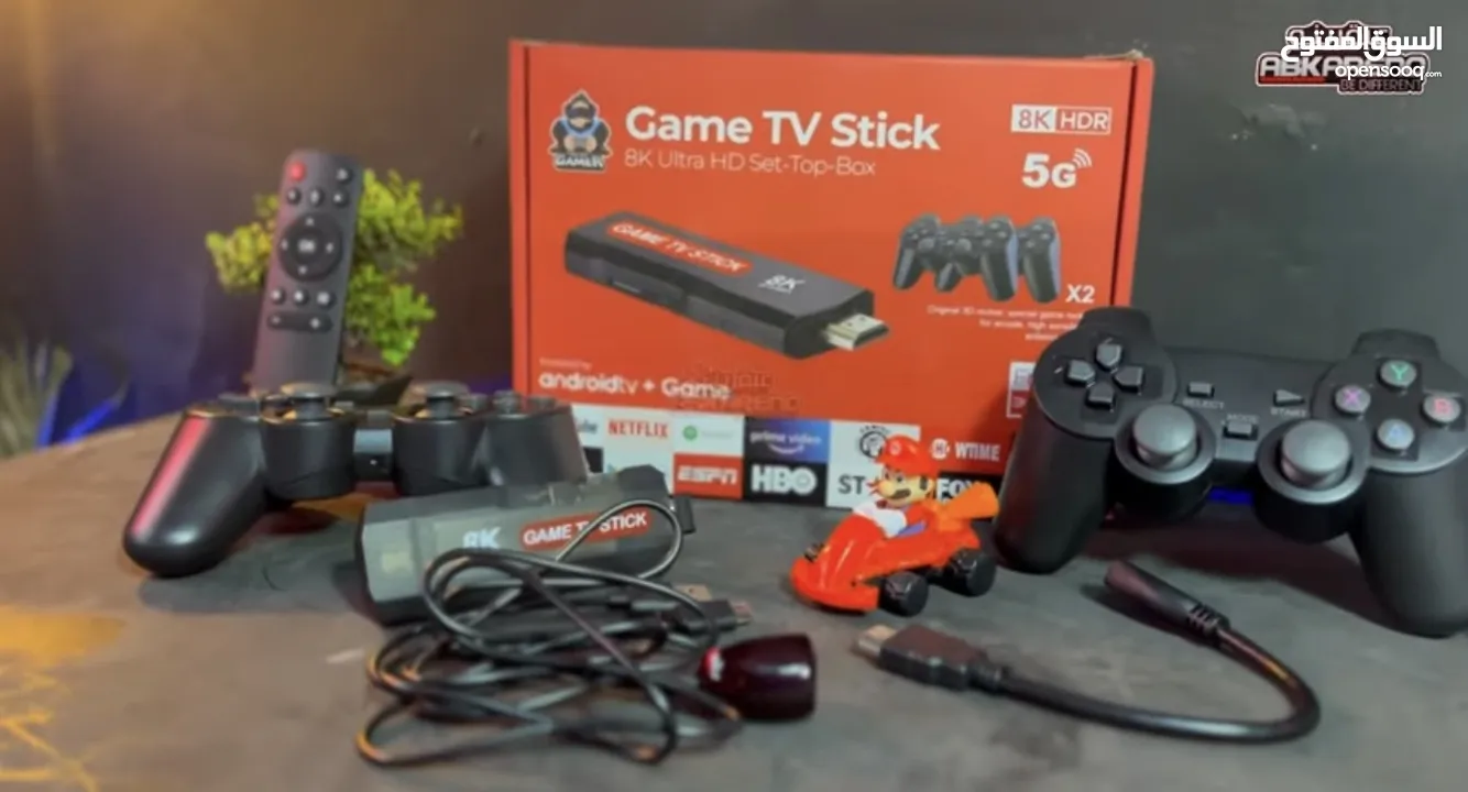 توفر جهاز الألعاب Game TV Stick 8K