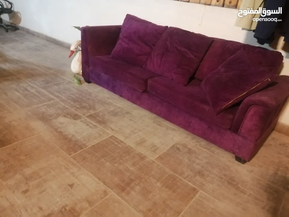 طقم كورنر لون خمري