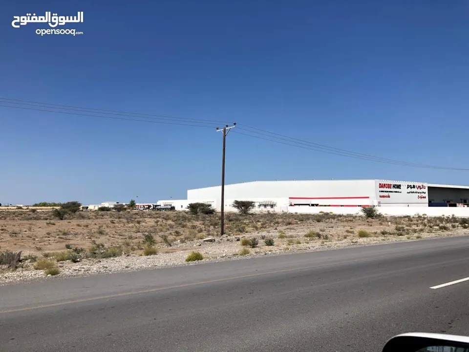 Industrial land for rent in Barka