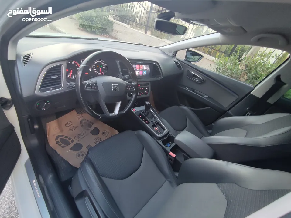 سيات ليون اكسلينس بالكرتونة محرك 1500تربو بنزين اتوماتيك 150حصان وعداد أصلي 75000كم فقططط