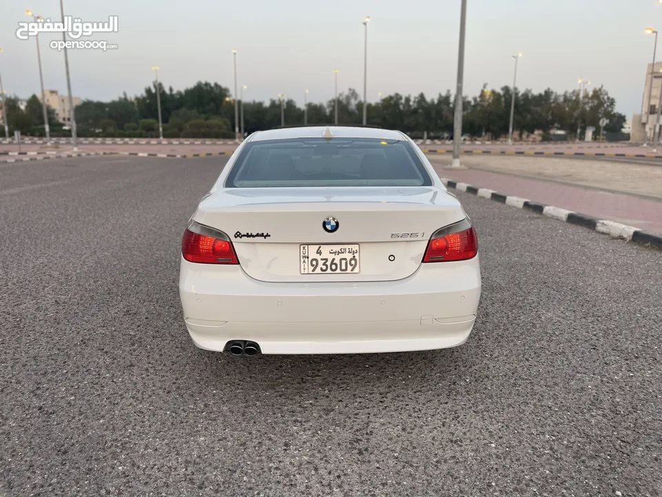 BMW 525i 2007 وارد الغانم 6 سلندر