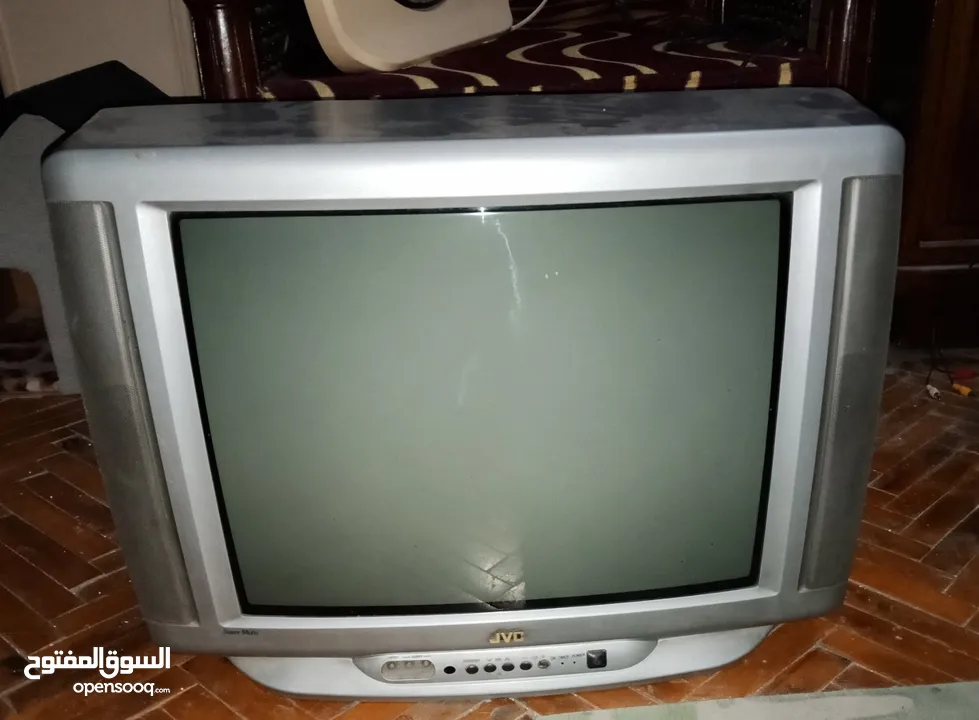 تلفزيون jvc 21 بوصة حالة جيدة جدا