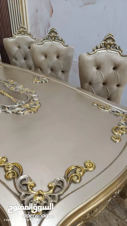 سفره تحفه منك يا ( مفروشات بشار انتيك الرسمية) سفره مصرري خشب زااان كاااامل ح