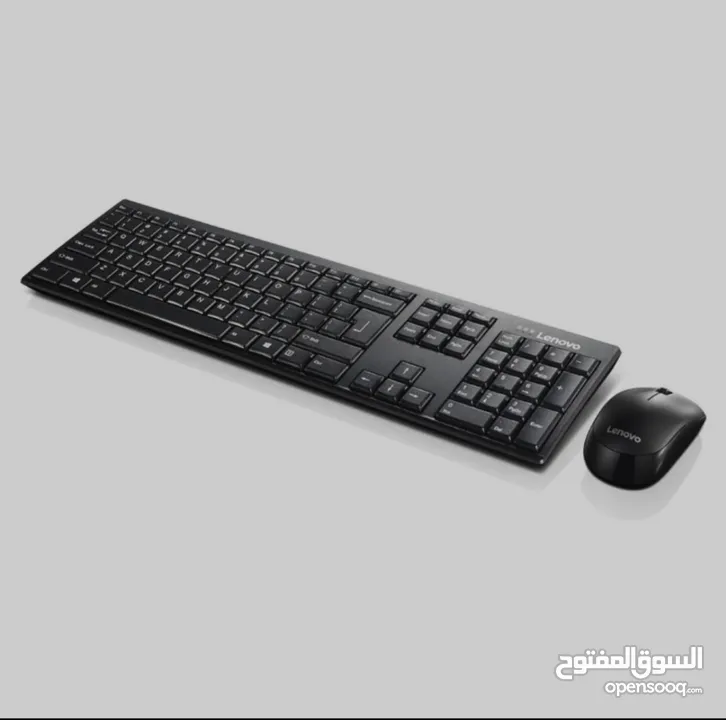 لوحة مفاتيح وماوس ويرلس من لينوفو LENOVO  WIRELESS COMBO MOUSE+KEYBOARD