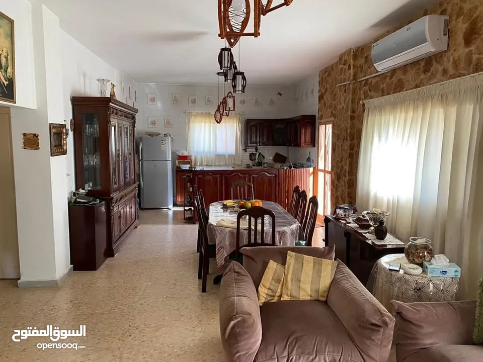 مزرعه للبيع في عجلون شمال شرق القلعه طريق مار الياس