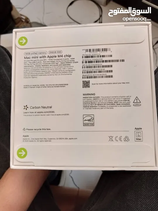 ماك ميني M4 جديد – رام 16 جيجا / 256 SSD – بـ520 دينار فقط!