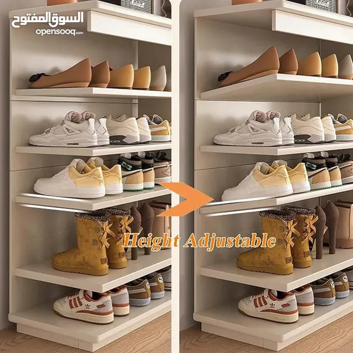 خزانة أحذية خشبية