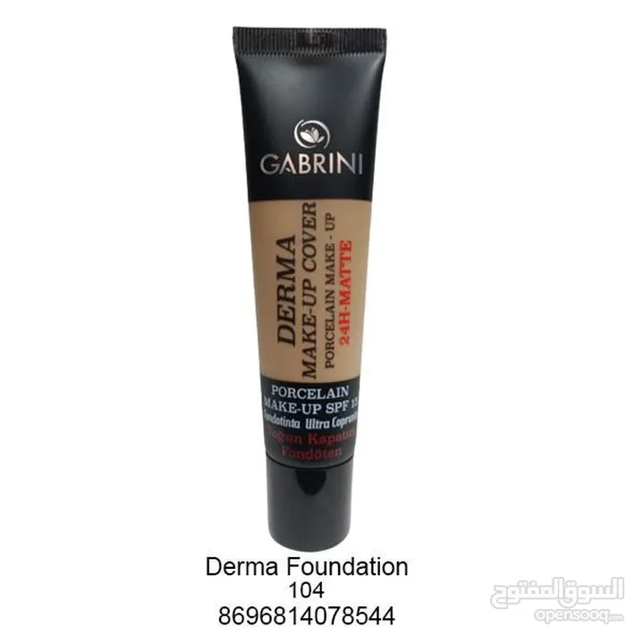 كريم الأساس GABRINI Derma Make-Up Cover  لو بدك إطلالة ناعمة، طبيعية، وبتدوم معك طول اليوم
