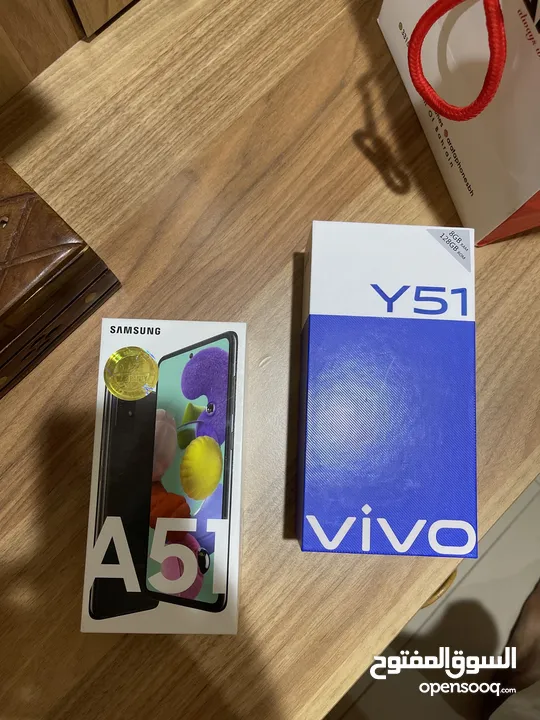 Samsung galaxy A51 and Vivo Y51