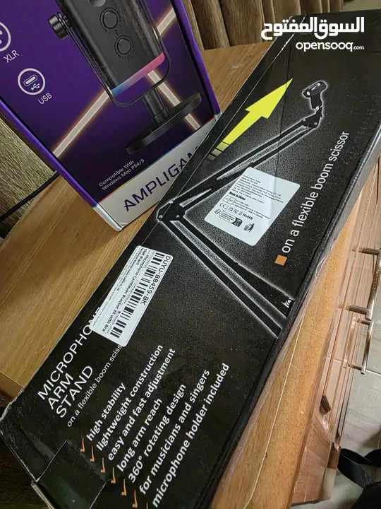 Boya mic ، fifne AM8 mic , arm