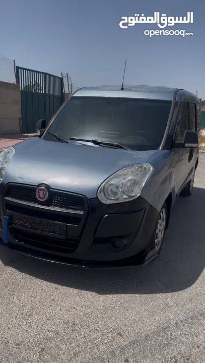 فيات دوبلو 2011 / ماطور 2000 سيسي تيربو / 7 مقاعد اصلي / عداد 80 الف كيلو / ايد اولى