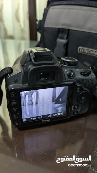كاميرا نيكون DSLR D3200 مع عدستين 300 ميليمتر و55 ميليمتر