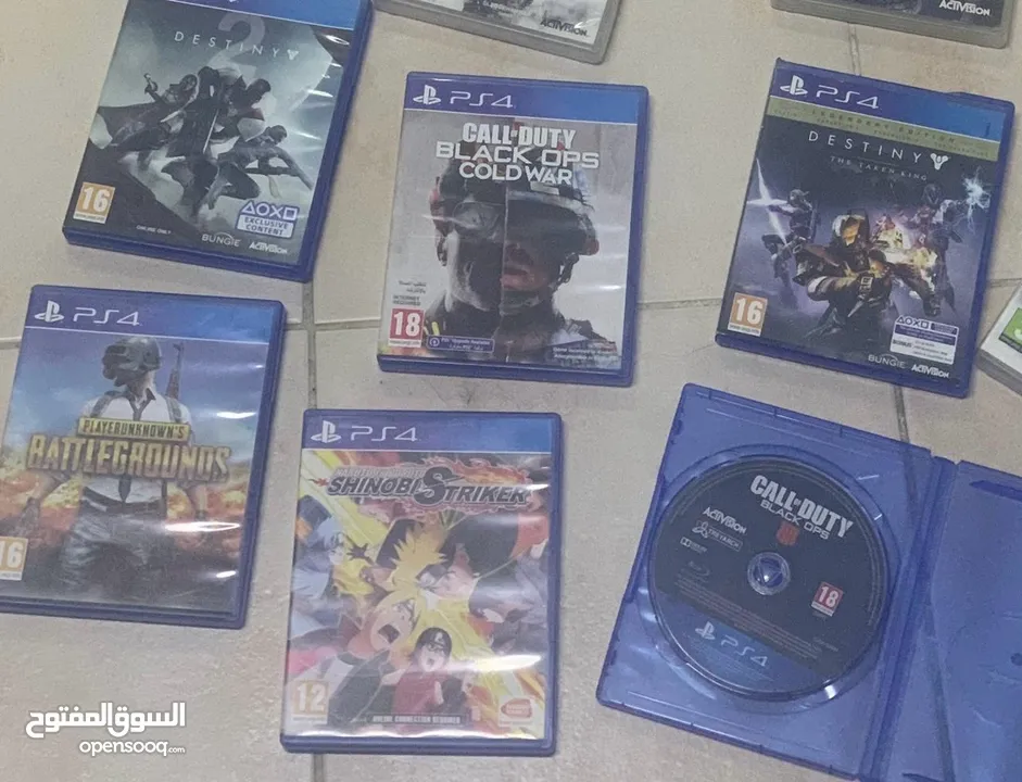 بلايستيشن 5 مع 6 اشرطه بدون قير ps5