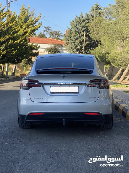 TESLA MODEL X 100 D 2017 SILVER