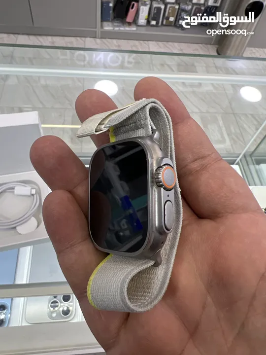 Apple watch ultra 1 used ساعة ابل مستخدمة وكالة بحالة ممتازة بدون أي خدوش