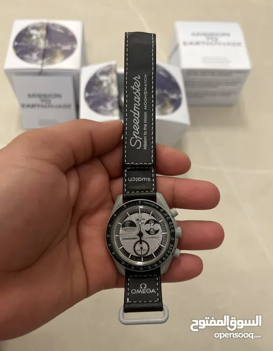 سواتش اوميغا احدث اصدار/swatch omega earthphse new