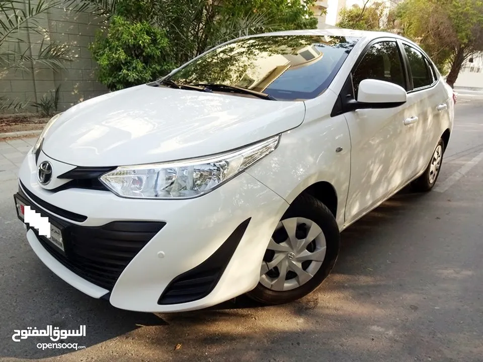 Toyota Yaris 1.5 L 2019 White Zero Accident Single User Well Maintained Urgent Sale