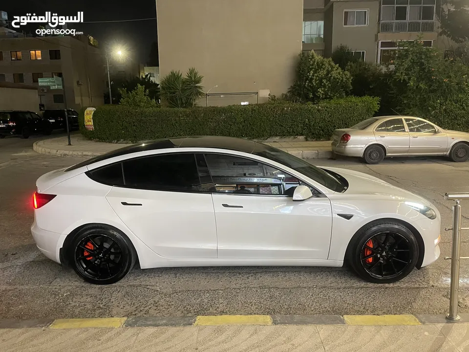 Tesla model 3 stander plus 2023  تسلا مودل  3 ستاندر بلس 2023 فحص كامل 7 جيد ونظيفة جداً