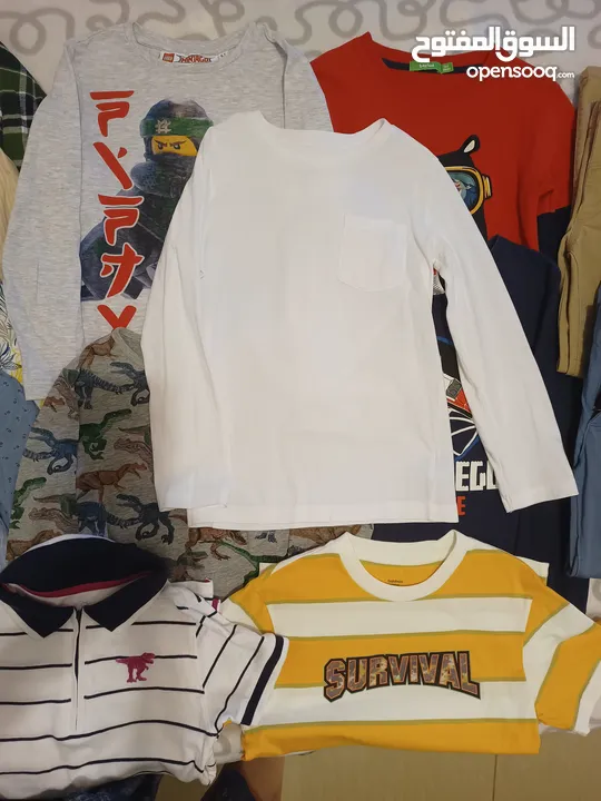 Package of clothes for a boy
